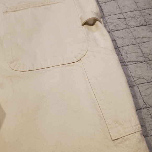 J. Crew 90's Classic Straight High-Rise Cropped Painter Pants In Natural - Picture 6 of 7